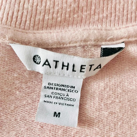ATHLETA |  Mindset Sweatshirt in Ballerina Pink Size M - Picture 9 of 10